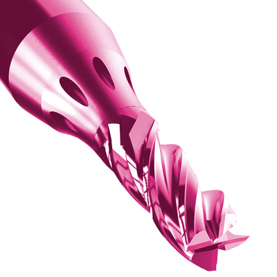 Fraise EXPERT inox Z4 à lubrification interne